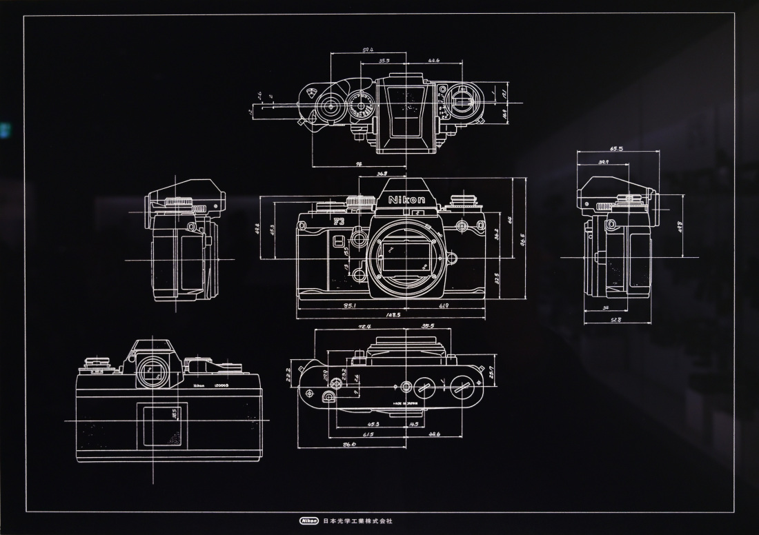 極具代表性的Nikon機械相機-F3之設計圖海報